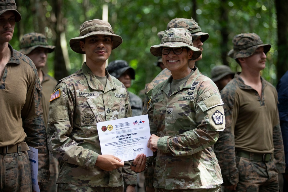 Combined Jungle Operations Training Course Class 26-01 Graduation
