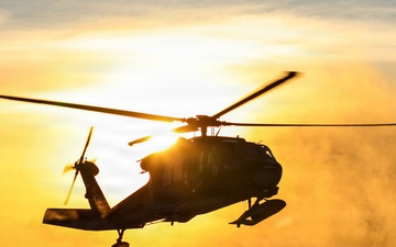 Alaska Army National Guard aircrew conducts medical evacuation from Scammon Bay amid severe weather