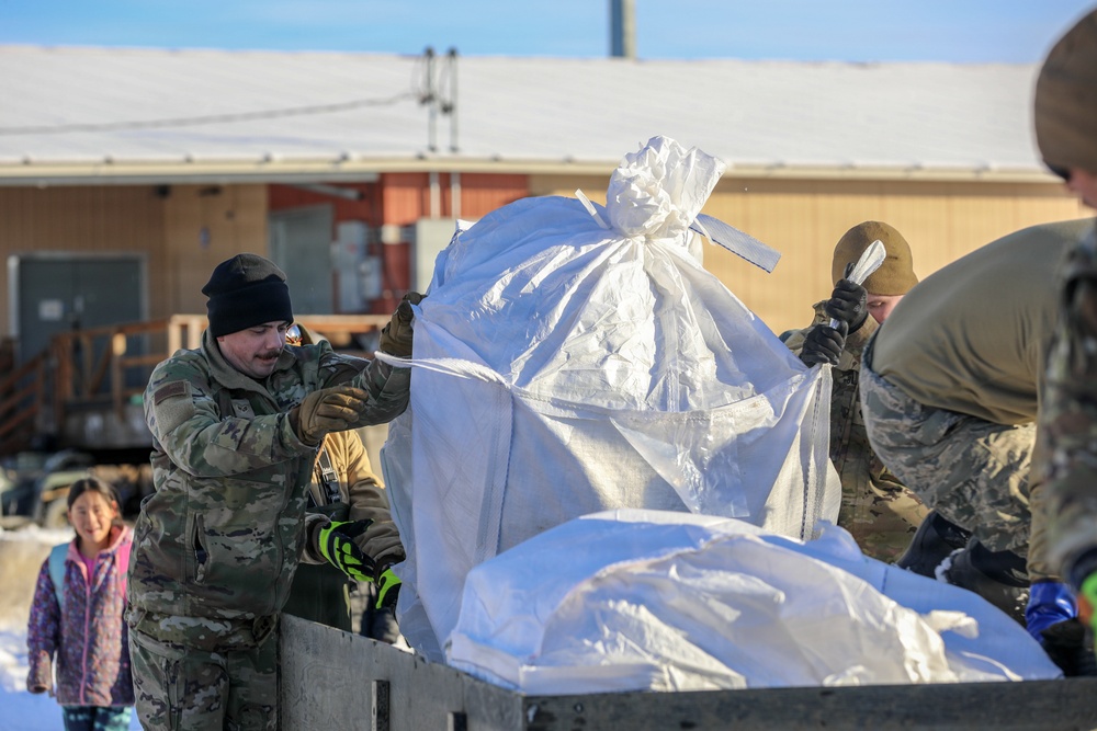 AKOM continues relief efforts at Napaskiak, Alaska during Operation Halong Response AKOM continues relief efforts at Napaskiak, Alaska during Operation Halong Response