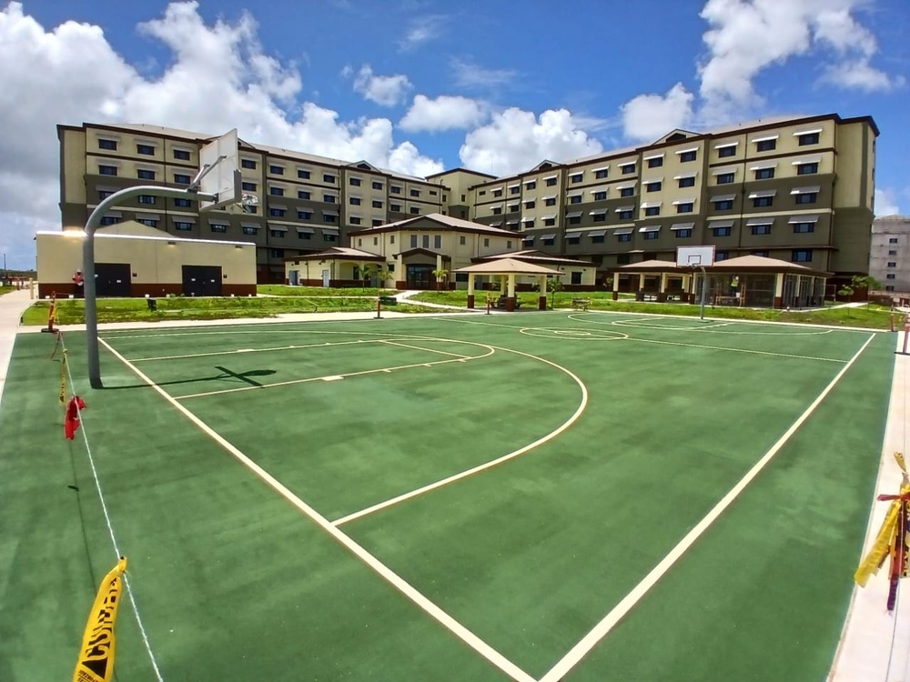 A Finished Basketball Court on Camp Blaz A Finished Basketball Court on Camp Blaz