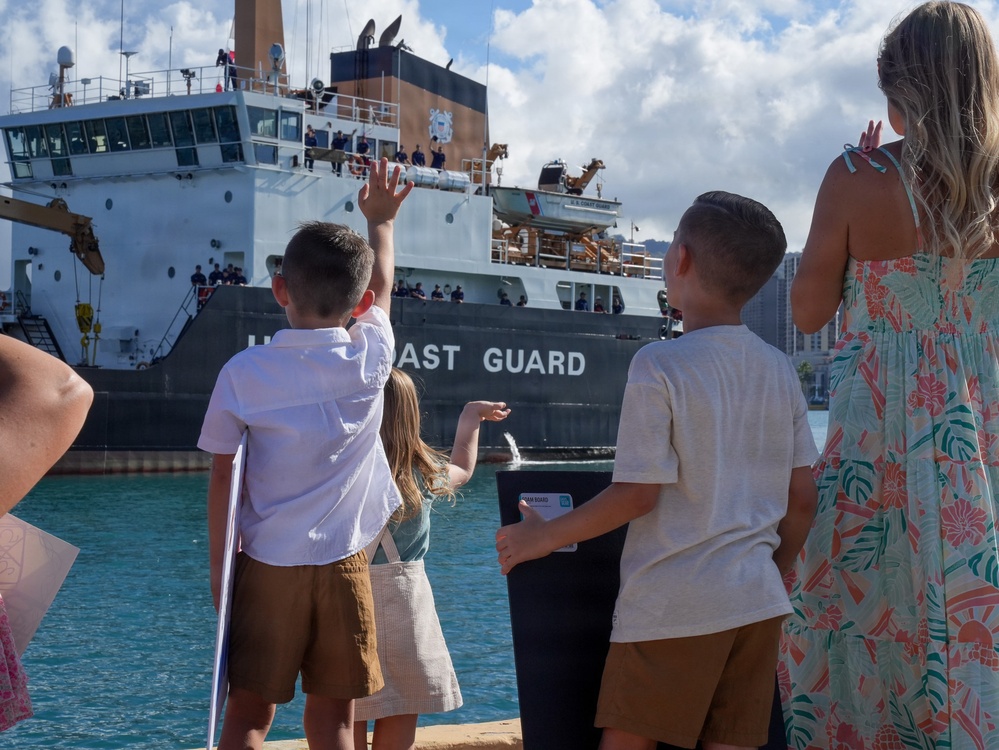 Coast Guard cutter arrives at new homeport in Honolulu after restorative maintenance
