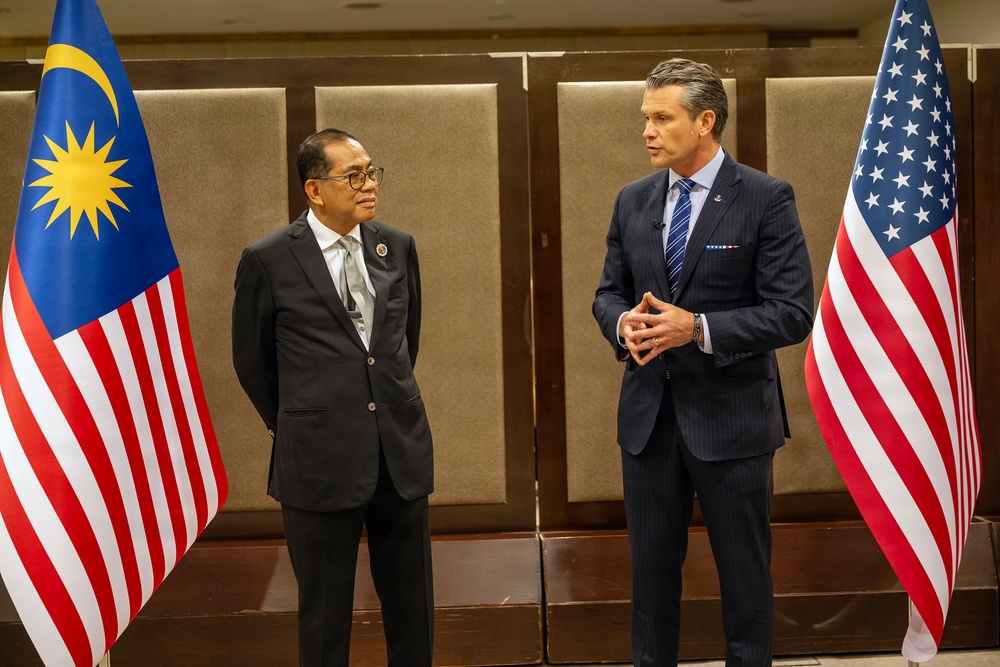SW Hegseth Bilat with Malaysia MOD SW Hegseth Bilat with Malaysia MOD