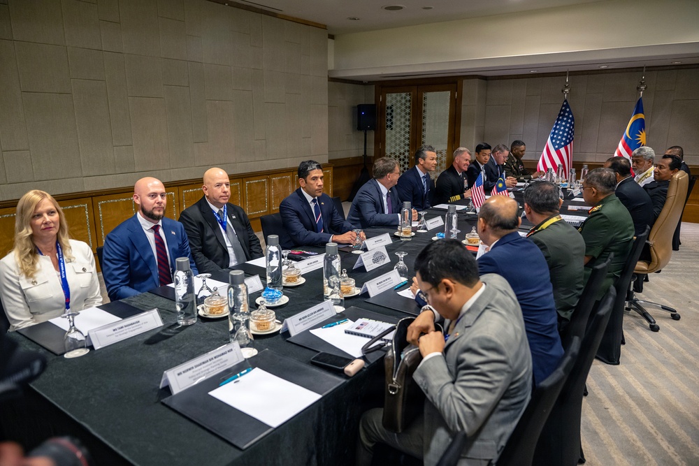 SW Hegseth Bilat with Malaysia MOD SW Hegseth Bilat with Malaysia MOD