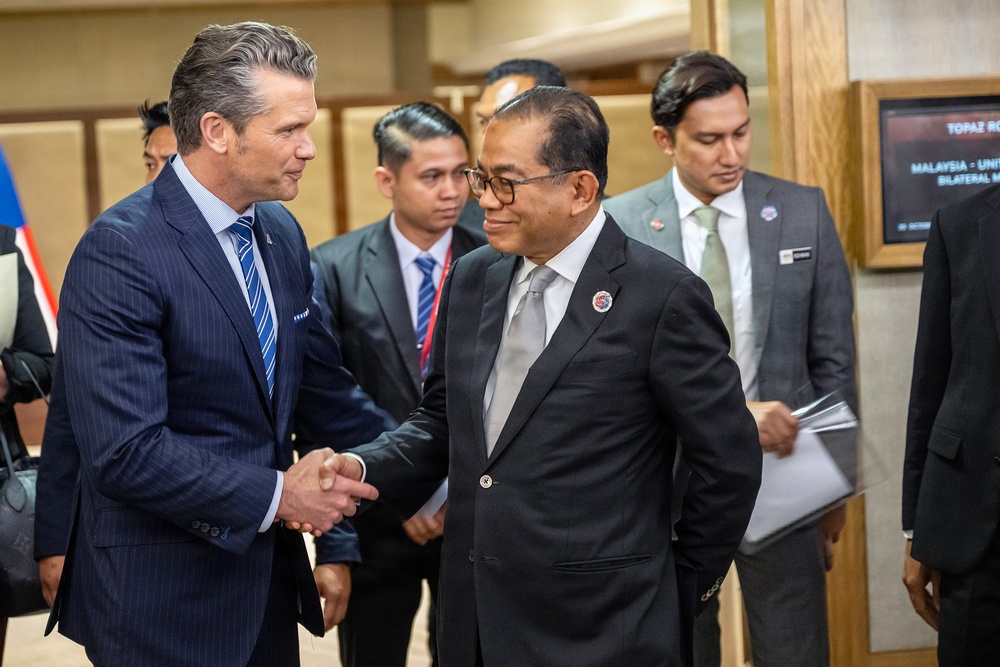 SW Hegseth Bilat with Malaysia MOD SW Hegseth Bilat with Malaysia MOD