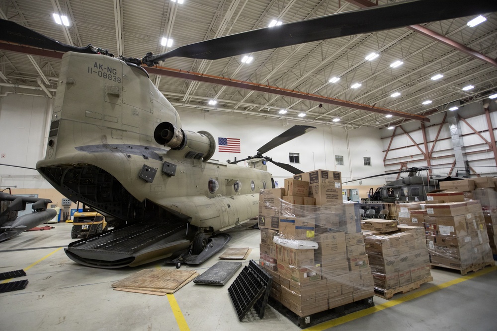 AKOM delivers relief supplies to Nunapitchuk, Alaska during Operation Halong Response AKOM delivers relief supplies to Nunapitchuk, Alaska during Operation Halong Response