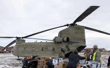 AKOM delivers relief supplies to Nunapitchuk, Alaska during Operation Halong Response