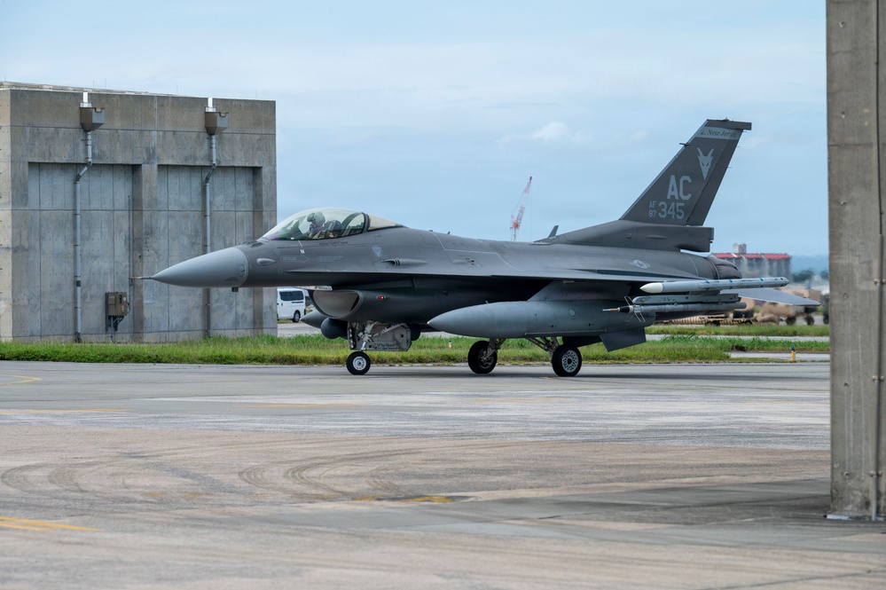 New Jersey F-16s round out latest U.S. fighter rotation at Kadena