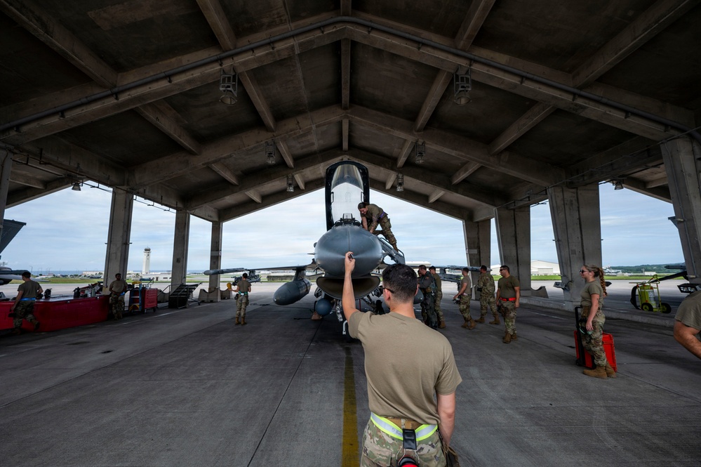 New Jersey F-16s round out latest U.S. fighter rotation at Kadena