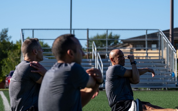 CMSSF Bentivegna engages with guardians at new Space Delta 13 headquarters