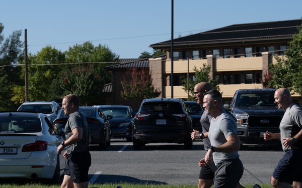 CMSSF Bentivegna engages with guardians at new Space Delta 13 headquarters