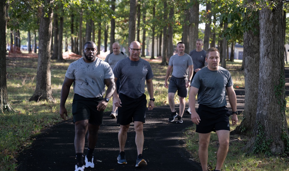 CMSSF Bentivegna engages with guardians at new Space Delta 13 headquarters