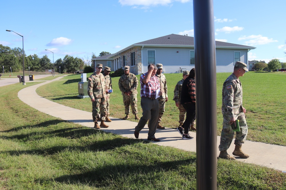 Fort McCoy holds September 2025 ‘walking town hall’ with installation housing residents