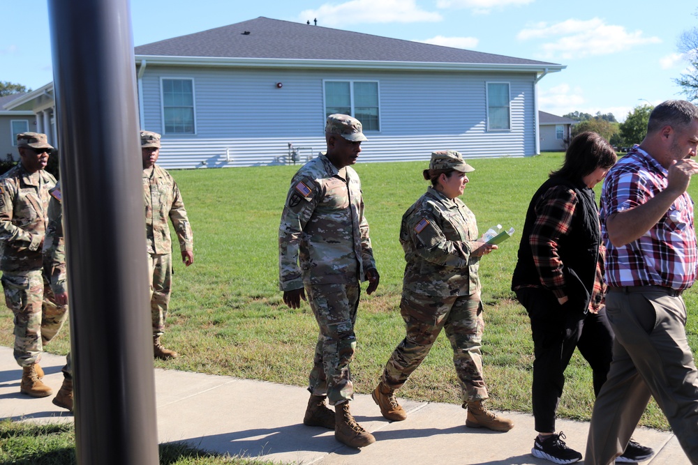 Fort McCoy holds September 2025 ‘walking town hall’ with installation housing residents