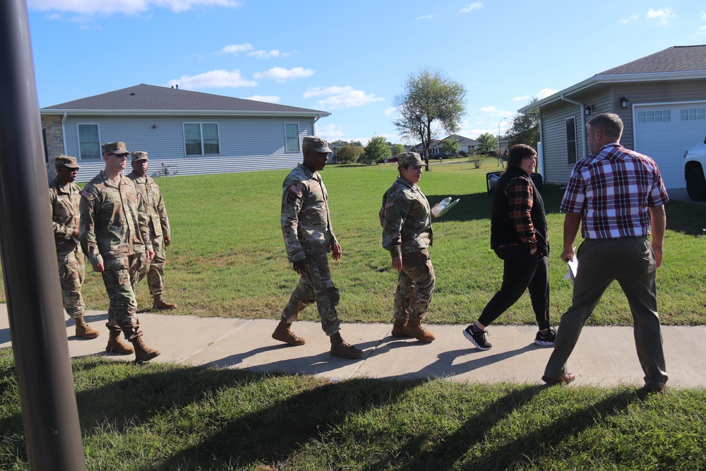 Fort McCoy holds September 2025 ‘walking town hall’ with installation housing residents