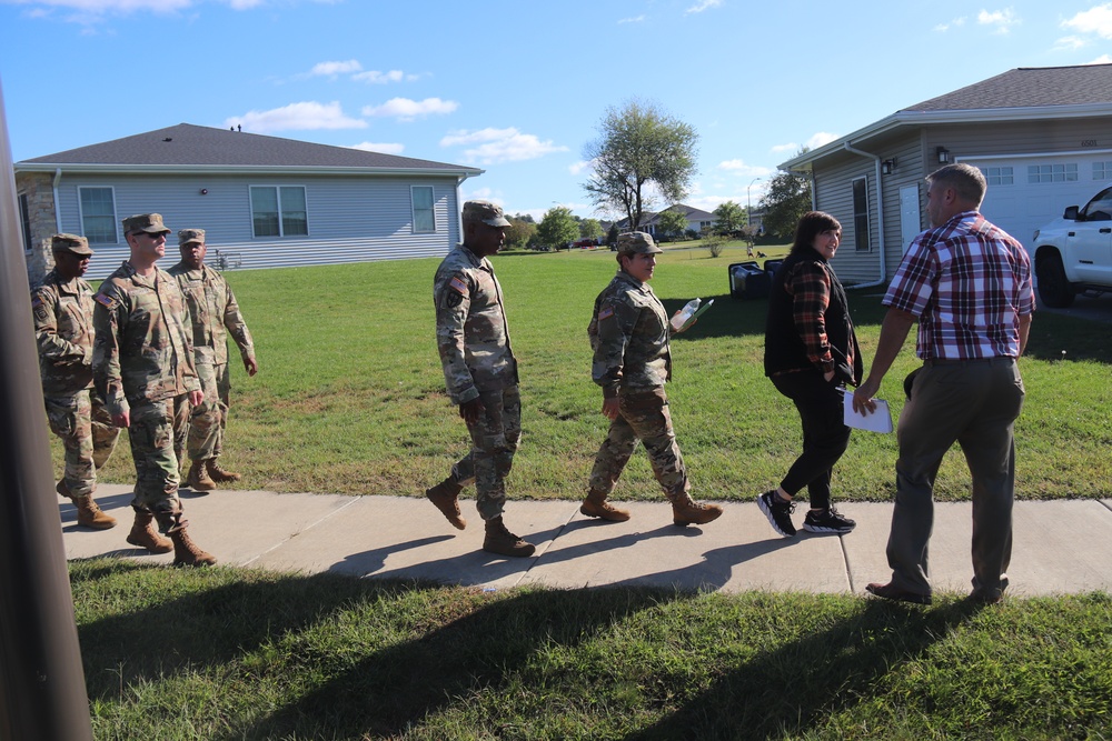 Fort McCoy holds September 2025 ‘walking town hall’ with installation housing residents