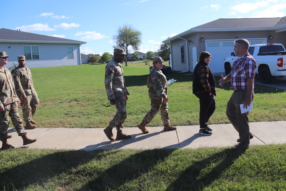 Fort McCoy holds September 2025 ‘walking town hall’ with installation housing residents