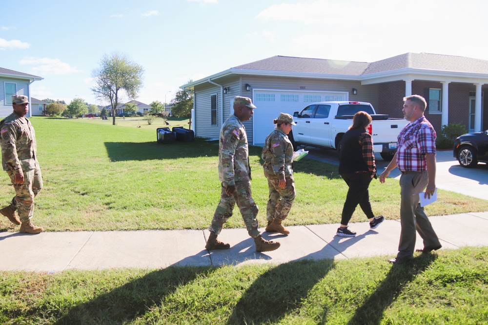 Fort McCoy holds September 2025 ‘walking town hall’ with installation housing residents