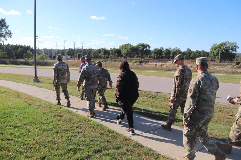 Fort McCoy holds September 2025 ‘walking town hall’ with installation housing residents
