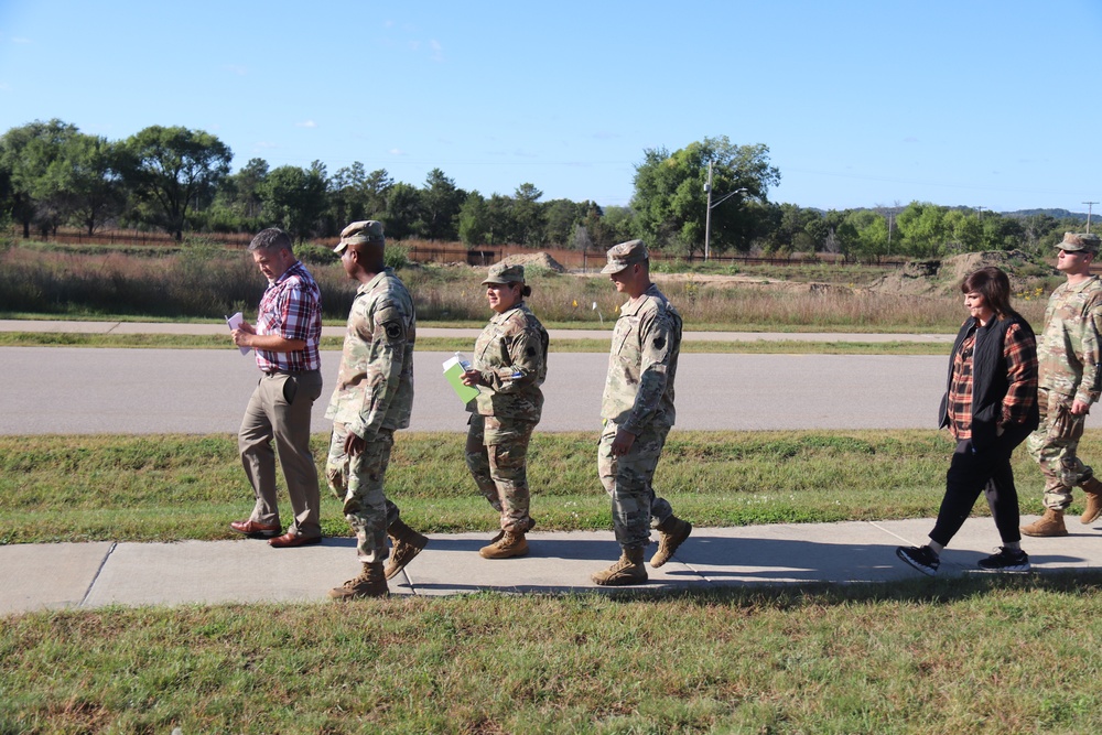 Fort McCoy holds September 2025 ‘walking town hall’ with installation housing residents