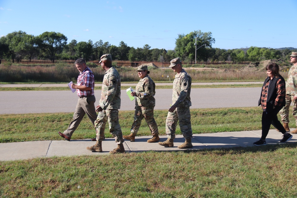 Fort McCoy holds September 2025 ‘walking town hall’ with installation housing residents