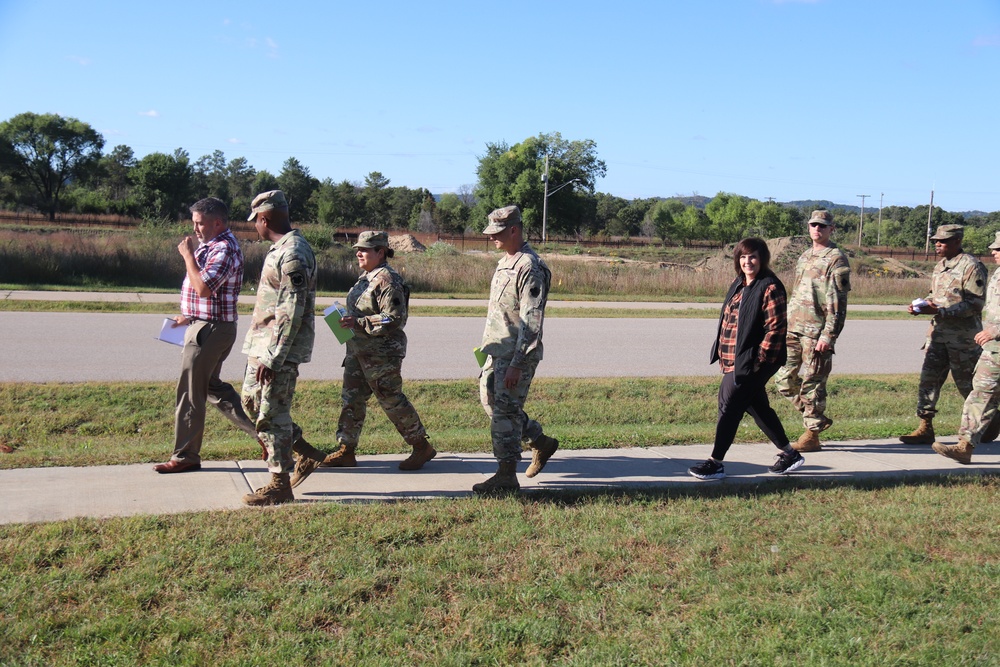 Fort McCoy holds September 2025 ‘walking town hall’ with installation housing residents