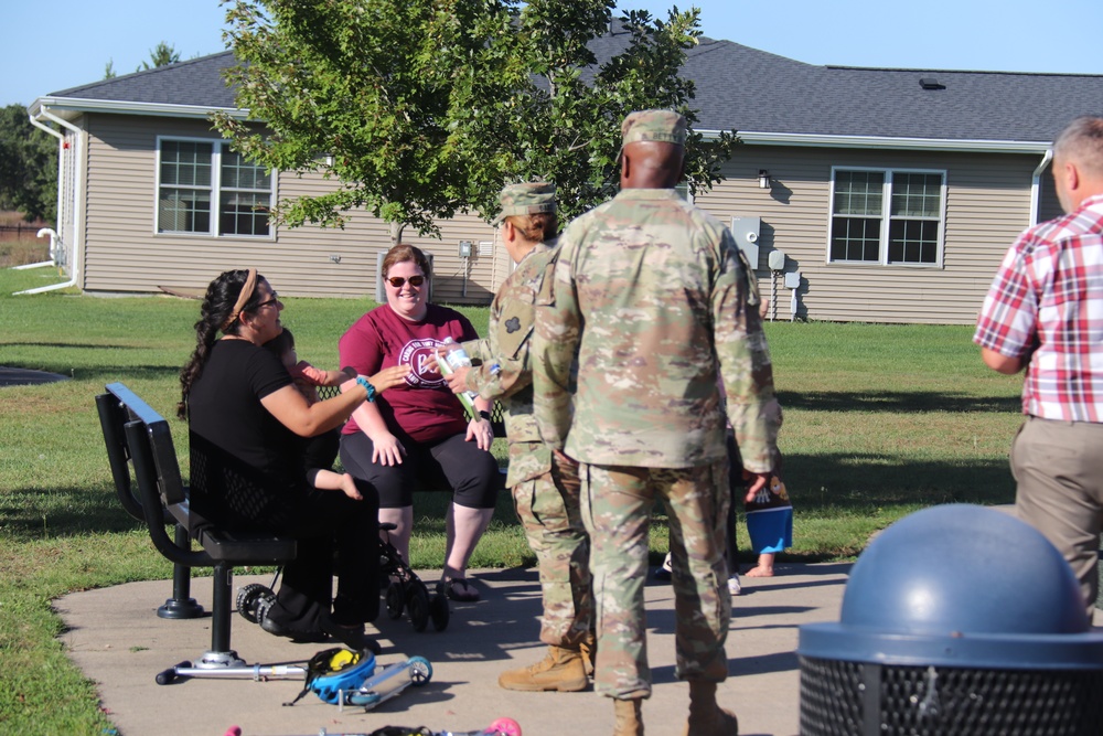Fort McCoy holds September 2025 ‘walking town hall’ with installation housing residents