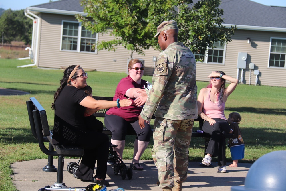 Fort McCoy holds September 2025 ‘walking town hall’ with installation housing residents