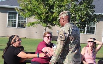 Fort McCoy holds September 2025 ‘walking town hall’ with installation housing residents