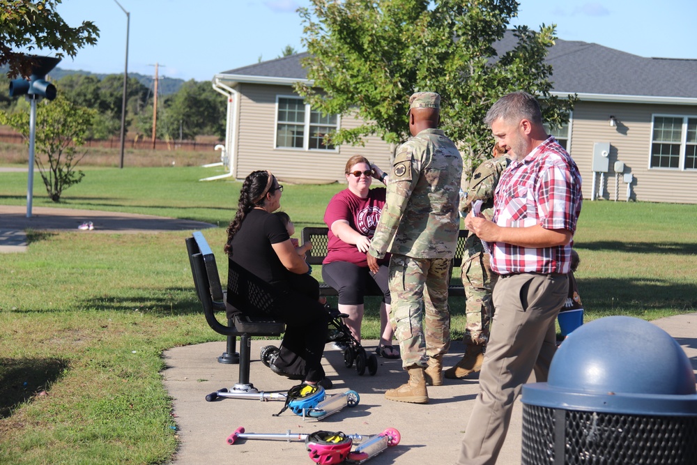 Fort McCoy holds September 2025 ‘walking town hall’ with installation housing residents