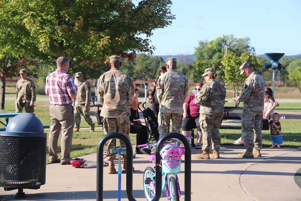 Fort McCoy holds September 2025 ‘walking town hall’ with installation housing residents