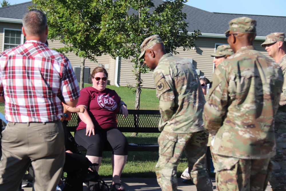 Fort McCoy holds September 2025 ‘walking town hall’ with installation housing residents