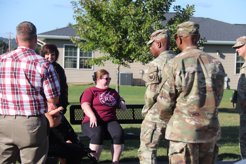 Fort McCoy holds September 2025 ‘walking town hall’ with installation housing residents