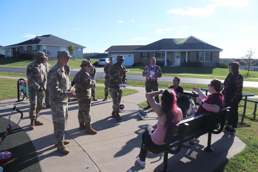 Fort McCoy holds September 2025 ‘walking town hall’ with installation housing residents