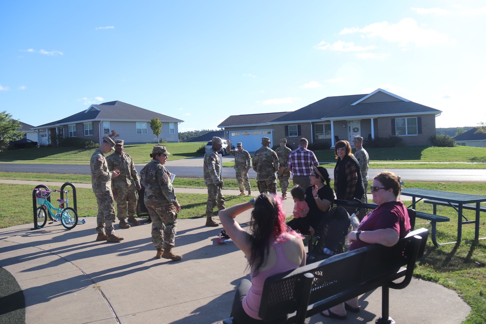 Fort McCoy holds September 2025 ‘walking town hall’ with installation housing residents