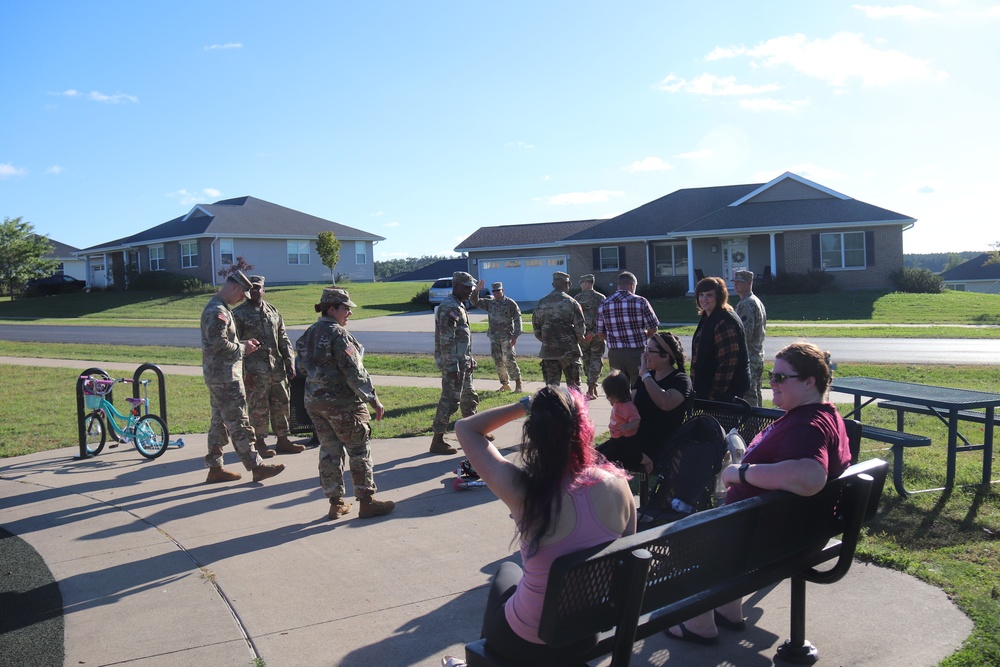 Fort McCoy holds September 2025 ‘walking town hall’ with installation housing residents
