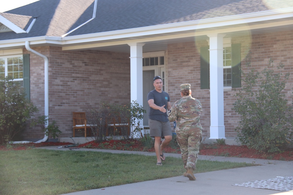 Fort McCoy holds September 2025 ‘walking town hall’ with installation housing residents
