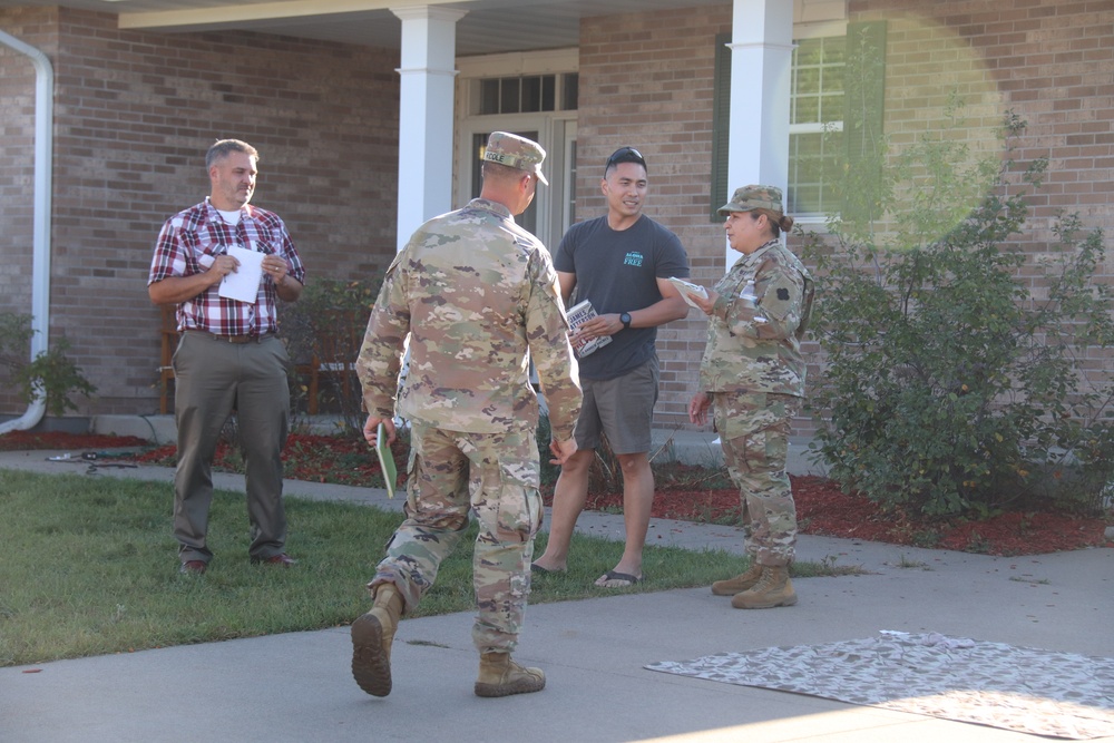 Fort McCoy holds September 2025 ‘walking town hall’ with installation housing residents