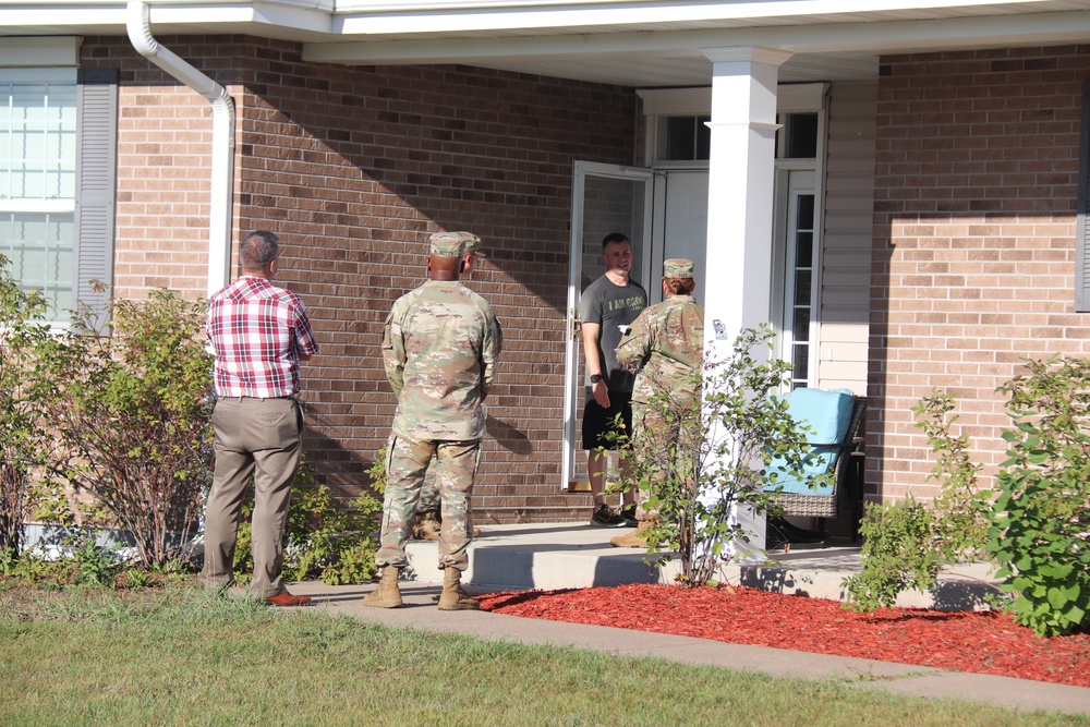 Fort McCoy holds September 2025 ‘walking town hall’ with installation housing residents