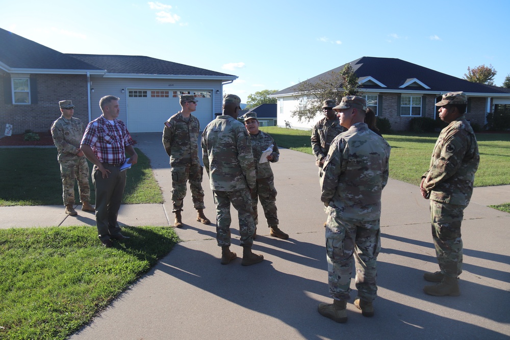 Fort McCoy holds September 2025 ‘walking town hall’ with installation housing residents