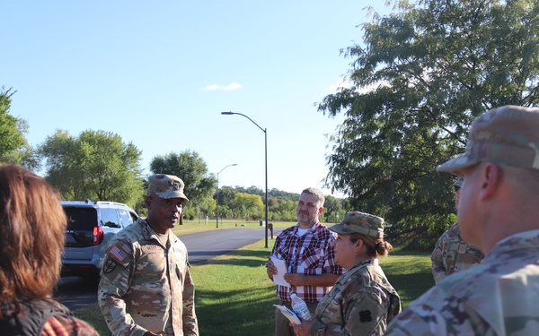 Fort McCoy holds September 2025 ‘walking town hall’ with installation housing residents