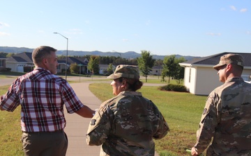 Fort McCoy holds September 2025 ‘walking town hall’ with installation housing residents