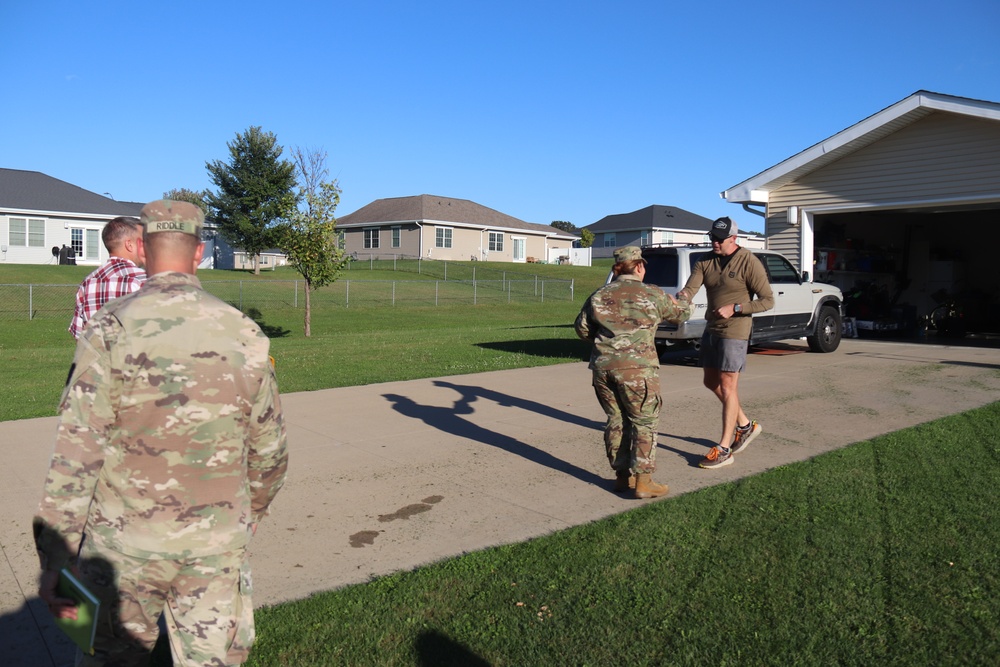 Fort McCoy holds September 2025 ‘walking town hall’ with installation housing residents