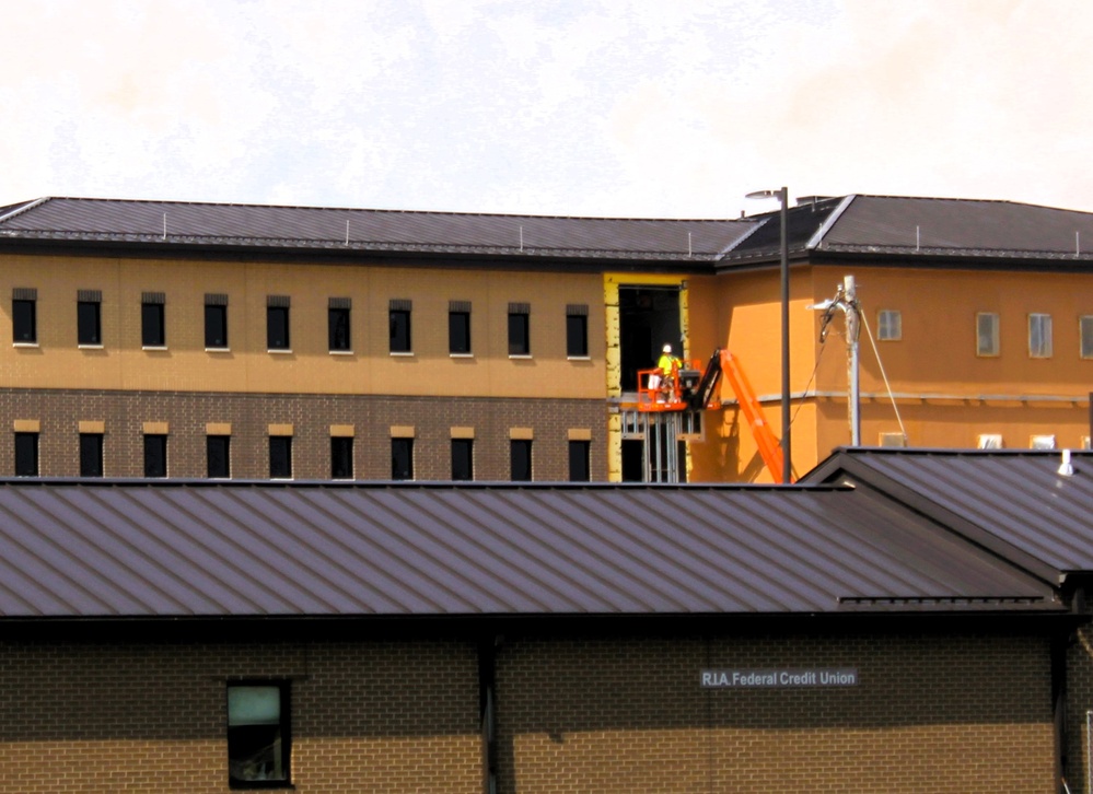 September 2025 construction operations for East Barracks Project at Fort McCoy