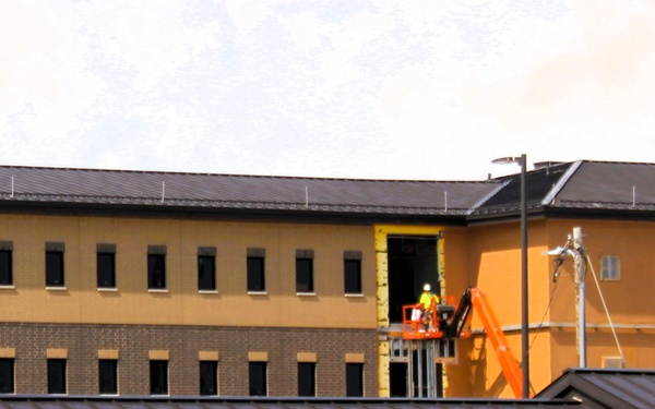 September 2025 construction operations for East Barracks Project at Fort McCoy