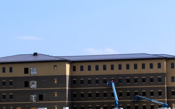 September 2025 construction operations for East Barracks Project at Fort McCoy