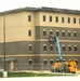 September 2025 construction operations for Fort McCoy East Barracks Project