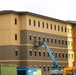 September 2025 construction operations for Fort McCoy East Barracks Project