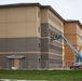 September 2025 construction operations for Fort McCoy East Barracks Project