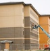 September 2025 construction operations for Fort McCoy East Barracks Project