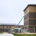 September 2025 construction operations for Fort McCoy East Barracks Project